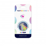 PopSockets Enamel Outta This World Navy Avtagbart Grip med Stativfunksjon Premium