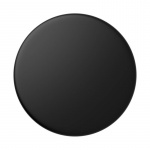 PopSockets Aluminum Black Avtagbart Grip med Stativfunksjon Premium