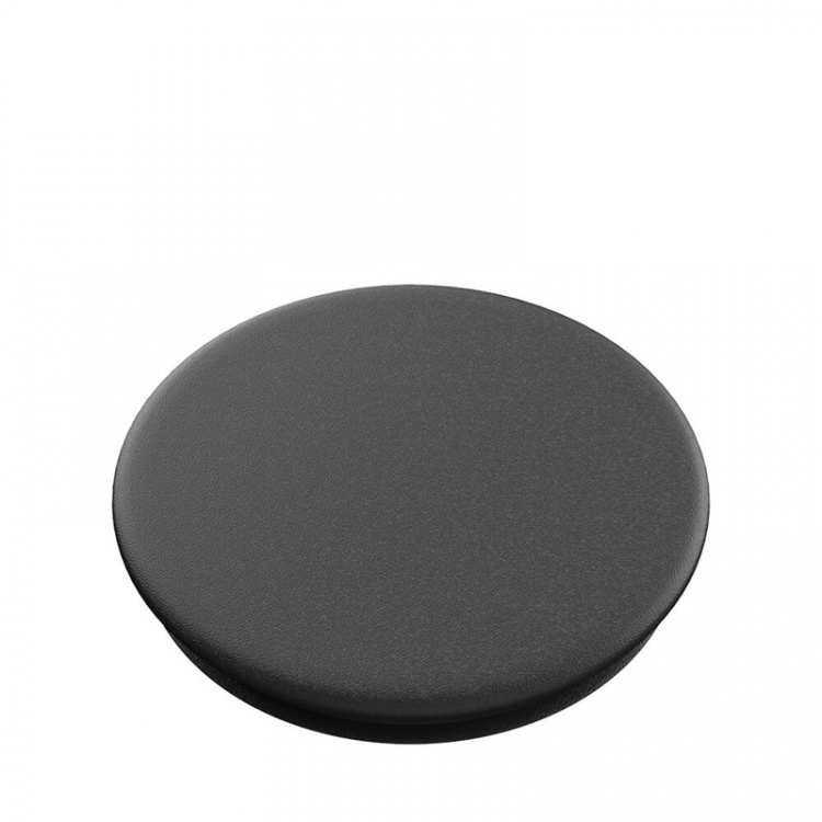 PopSockets Aluminum Black Avtagbart Grip med Stativfunksjon Premium