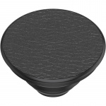 PopSockets Pebbled Vegan Leather Black Avtagbart Grip med Stativfunksjon Premium PopSockets Pebbled Vegan Leather Black Avtagbart Grip med Stativfunksjon Premium