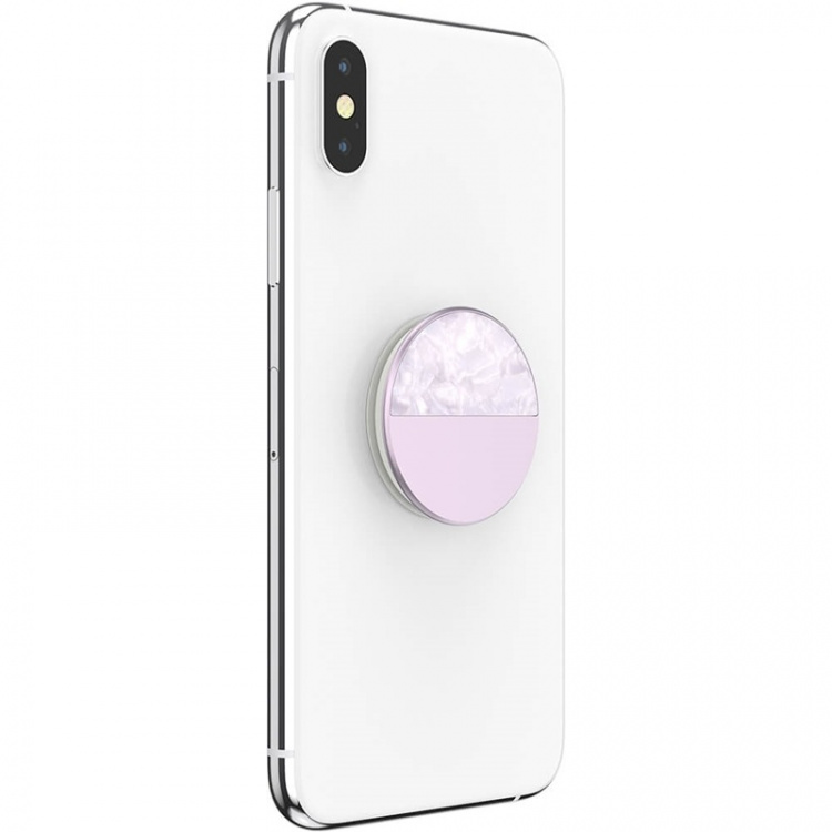PopSockets Glam Inlay Acetate Lilac Avtagbart Grip med Stativfunksjon LUXE