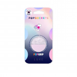 PopSockets Glam Inlay Acetate Lilac Avtagbart Grip med Stativfunksjon LUXE