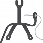 PopSockets PopMount 2 Flex Svart Universal holder for Stolpe/Bord/Bil mm