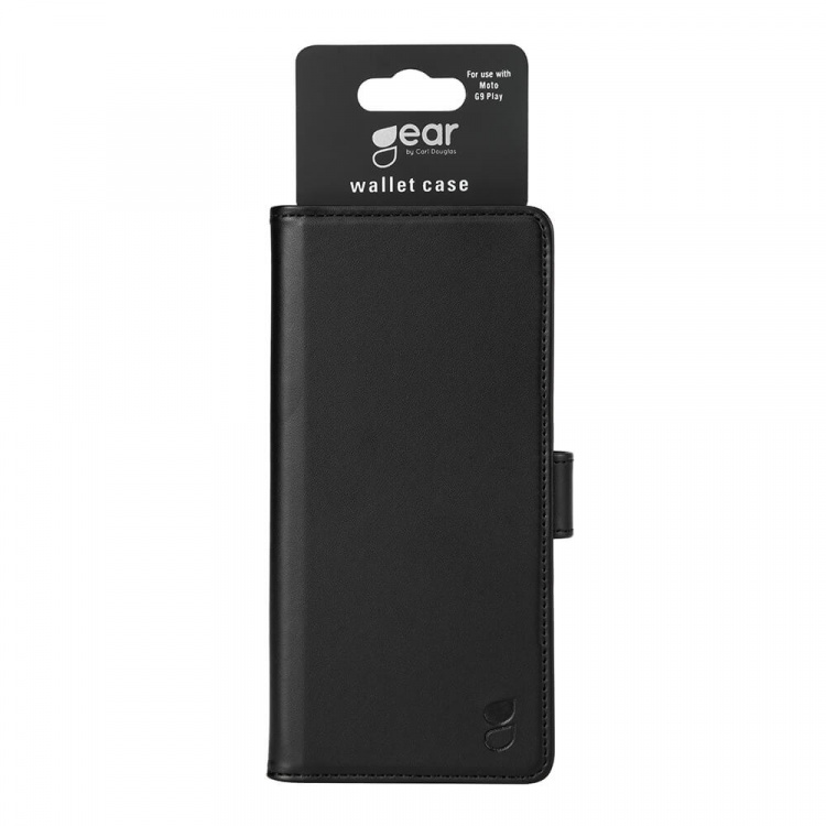 Gear Lommebokveske Svart Motorola G9 Play