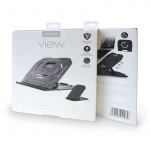 Desire2 2in1 Portabelt Laptopstativ Svart 360 Roterbar inkl Mobilställ Desire2 2in1 Portabelt Laptopstativ Svart 360 Roterbar inkl Mobilställ