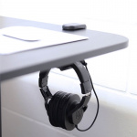 Desire2 Hållare för Hörlur/Headset Svart Monterat på skrivbordsskiva