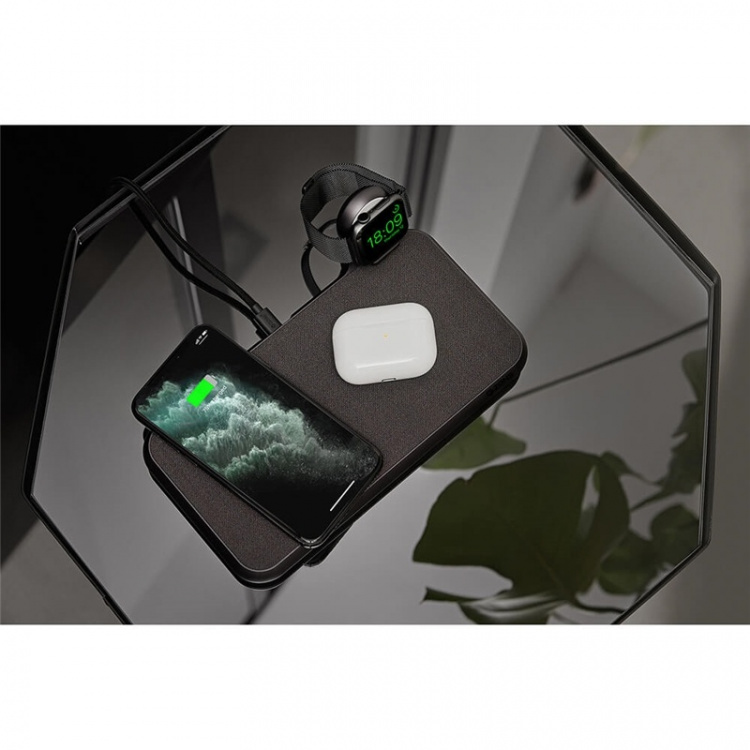 Zens Dual Bordlader QI Liberty 16 coils 2x15W Fabric Surface (Apple & Samsung QC) Zens Dual Bordlader QI Liberty 16 coils 2x15W Fabric Surface (Apple & Samsung QC)