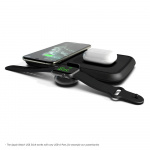 Zens Apple Watch Lader QI USB-Stick Aluminium Svart Zens Apple Watch Lader QI USB-Stick Aluminium Svart