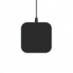 Zens Essential Single Lader QI 10W Svart 5mm Slim (Apple + Samsung QC)