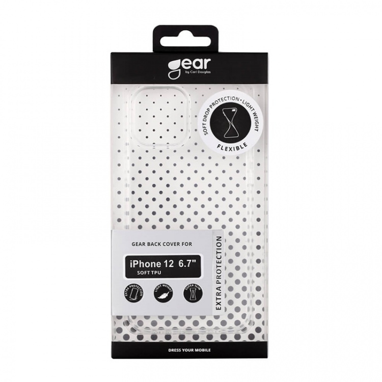 Gear Mobildeksel TPU Transparent - iPhone 12 Pro Max