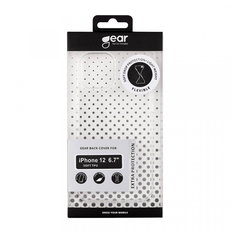 Gear Mobildeksel TPU Transparent - iPhone 12 Pro Max