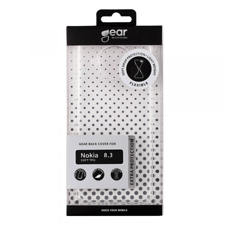 Gear Mobildeksel TPU Transparent - Nokia 8.3