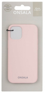Onsala Mobildeksel Silikon Sand Pink - iPhone 12 Mini