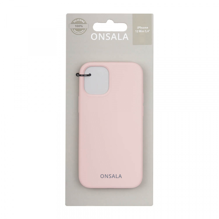 Onsala Mobildeksel Silikon Sand Pink - iPhone 12 Mini Onsala Mobildeksel Silikon Sand Pink - iPhone 12 Mini