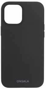 Onsala Mobildeksel Silikon Black - iPhone 12 / 12 Pro