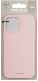 Onsala Mobildeksel Silikon Sand Pink - iPhone 12 Pro Max Onsala Mobildeksel Silikon Sand Pink - iPhone 12 Pro Max