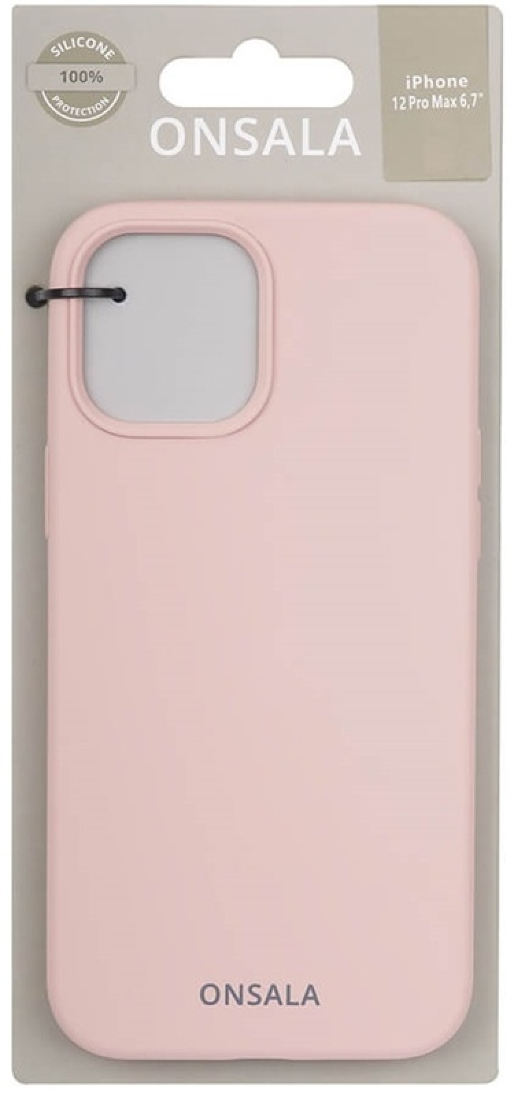 Onsala Mobildeksel Silikon Sand Pink - iPhone 12 Pro Max Onsala Mobildeksel Silikon Sand Pink - iPhone 12 Pro Max