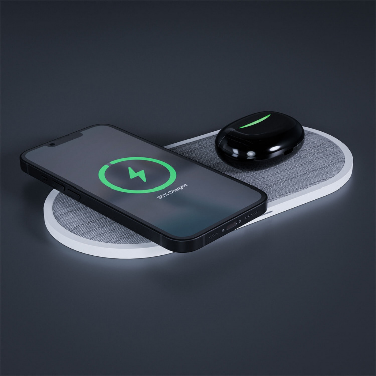 Gear Trådløs Dobbel Lader 2x10W