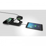 Zens 4in1 Dual Alu. Lader QI 220V-Sladd 2x10W + 45W PD + Apple Watch Puck MFI Zens 4in1 Dual Alu. Lader QI 220V-Sladd 2x10W + 45W PD + Apple Watch Puck MFI