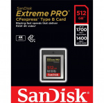 SANDISK Cfexpress Extreme PRO 512GB 1700MB/s 1400MB/s SANDISK Cfexpress Extreme PRO 512GB 1700MB/s 1400MB/s
