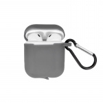 Airpods Beskyttelsesveske med krok, grå