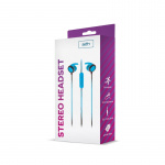 Setty Sportshodetelefoner med sikker passform, Blå