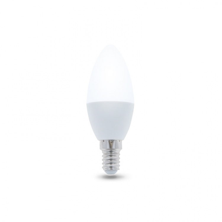 LED-lampe E14, C37, 3W, 230V, 4500K, Hvit nøytral LED-lampe E14, C37, 3W, 230V, 4500K, Hvit nøytral