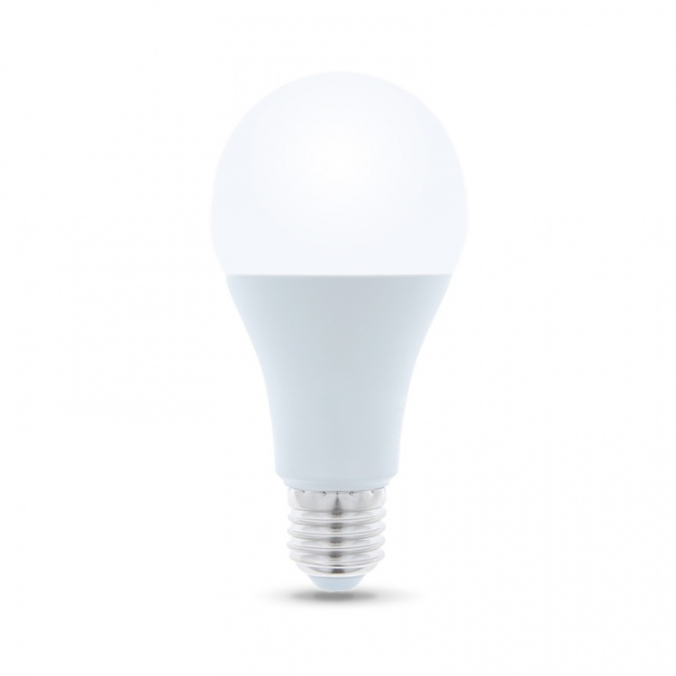 LED-Lampe E27, A65, 15W, 230V, 6000K, Kaldhvitt