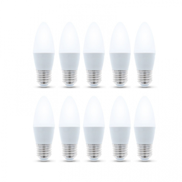 LED-lampe E27, 3W, 230V, 4500K 10-pk, Hvit nøytral LED-lampe E27, 3W, 230V, 4500K 10-pk, Hvit nøytral
