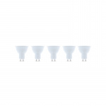 LED-lampe GU10, 7W, 230V, 3000K, 5-pakning, Varm hvit