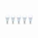 LED-lampe E27, A60, 10W, 230V, 3000K 5-pakning, Varm hvit LED-lampe E27, A60, 10W, 230V, 3000K 5-pakning, Varm hvit