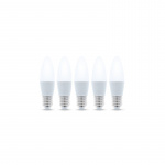 LED-lampe E27, 6W, 3000K 5-pakning, varm hvit LED-lampe E27, 6W, 3000K 5-pakning, varm hvit