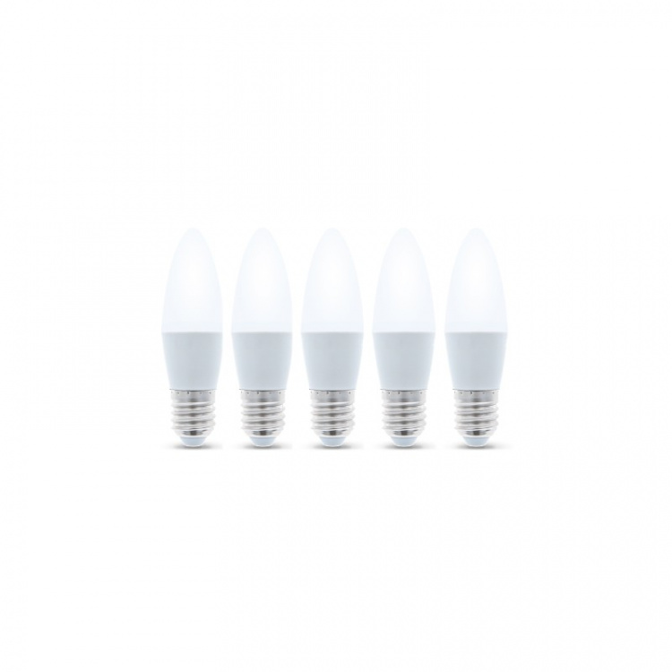 LED-lampe E27, 6W, 3000K 5-pakning, varm hvit LED-lampe E27, 6W, 3000K 5-pakning, varm hvit