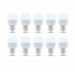 LED-lampe E27, G45, 10W, 230V, 4500K, keramisk 10-pk, hvit nøytral LED-lampe E27, G45, 10W, 230V, 4500K, keramisk 10-pk, hvit nøytral