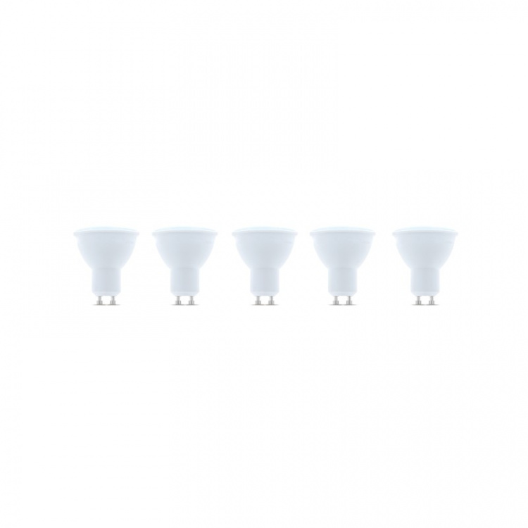 LED-lampe GU10, 1W, 230V, 6000K, 5-pakning, Kjølig hvit LED-lampe GU10, 1W, 230V, 6000K, 5-pakning, Kjølig hvit