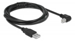 DeLOCK Kabel USB 2.0 Type-A hann > USB 2.0 Type-B hann vinklet 2