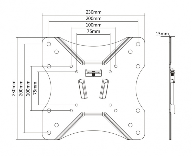 DELTACO Kontor, fast vegg, 23