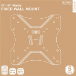 DELTACO Kontor, fast vegg, 23