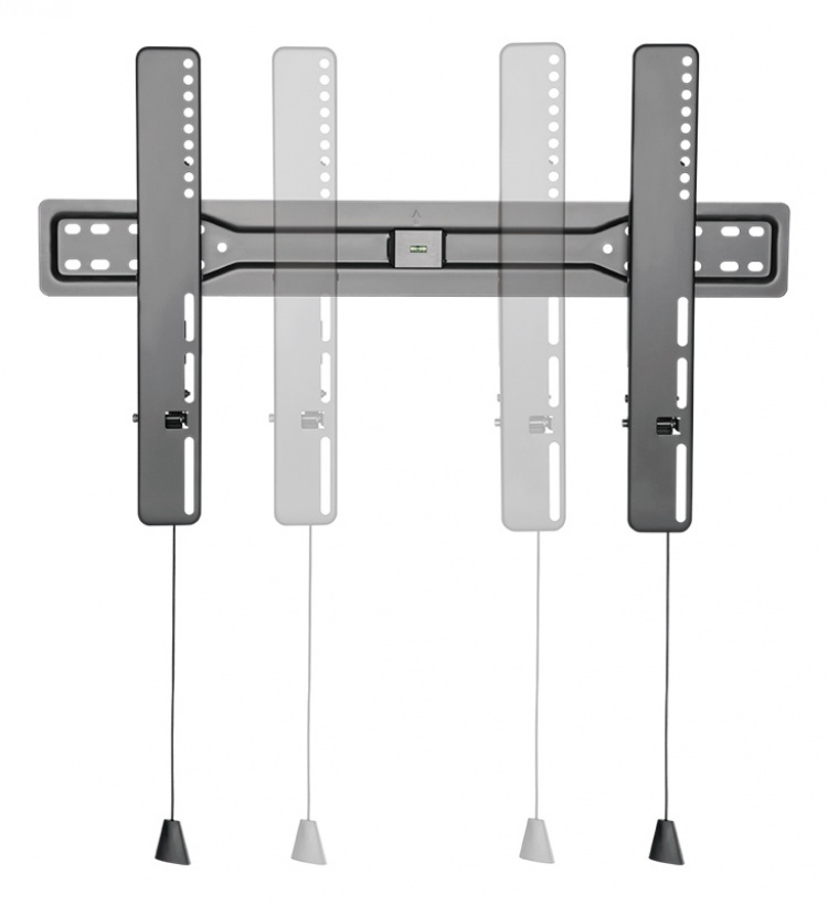 DELTACO Office, vippbar ultra-slim vegg, 37 DELTACO Office, vippbar ultra-slim vegg, 37