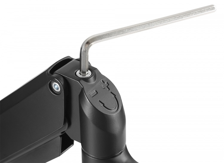 DELTACO Kontor, Tripple skrivebord, gassfjær,17 DELTACO Kontor, Tripple skrivebord, gassfjær,17