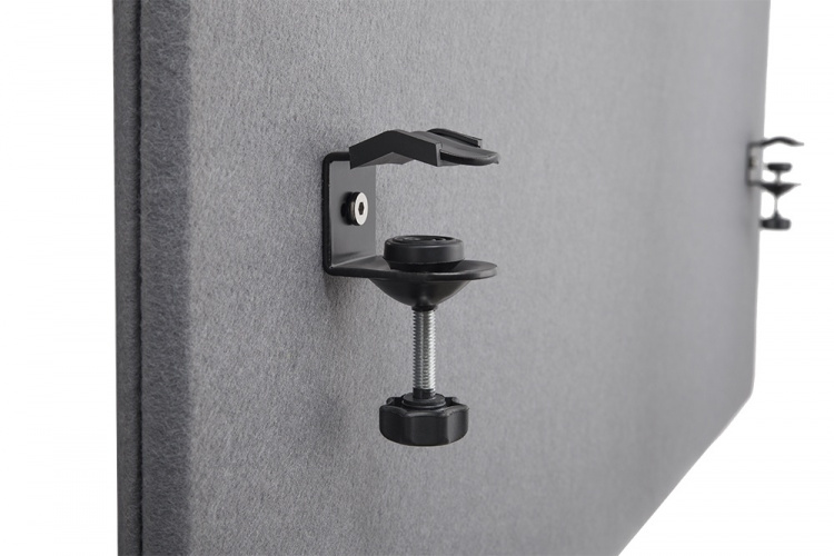 DELTACO Office, 1200(W)x600(H)mm Acoustic Desktop Privacy Panel
