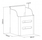 DELTACO Office, Pencil cup DELTACO Office, Pencil cup