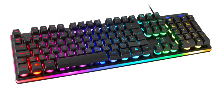 DELTACO GAMING DK220 tastatur, membranbryter, nordisk, RGB DELTACO GAMING DK220 tastatur, membranbryter, nordisk, RGB
