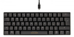 DELTACO GAMING Mekanisk 60% RGB-tastatur, brune brytere, 62 taster