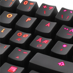 DELTACO GAMING Mekanisk 60% RGB-tastatur, brune brytere, 62 taster