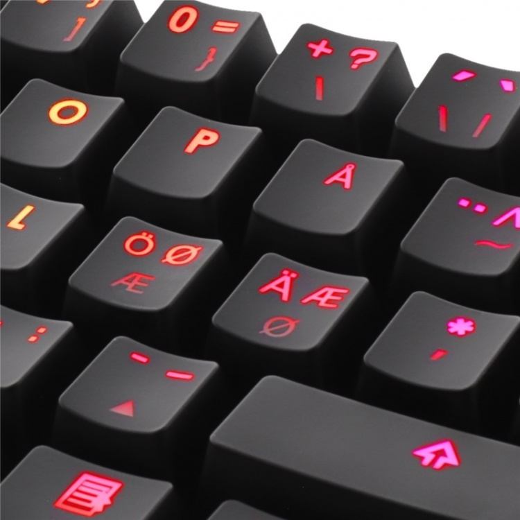 DELTACO GAMING Mekanisk 60% RGB-tastatur, brune brytere, 62 taster