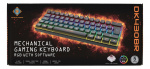 DELTACO GAMING Mekanisk 60% RGB-tastatur, brune brytere, 62 taster
