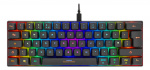 DELTACO GAMING mekanisk tastatur med 60% layout, RGB, røde brytere