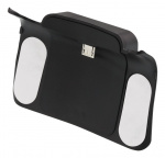 DELTACO GAMING qi-mottaker for trådløs lading for PS4-kontroller, svart