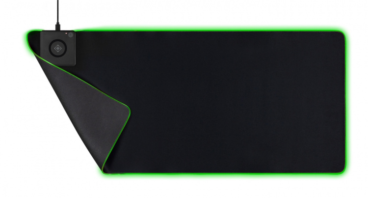 DELTACO GAMING DMP320 RGB-musematte, rask trådløs lading, 900x400x4mm DELTACO GAMING DMP320 RGB-musematte, rask trådløs lading, 900x400x4mm
